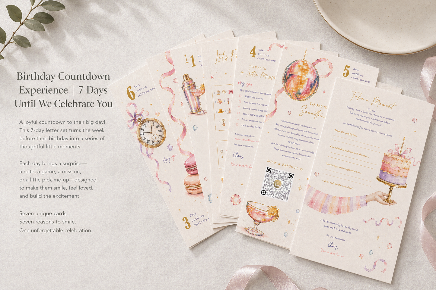 Birthday Countdown Experience | 7 Days Until We Celebrate You