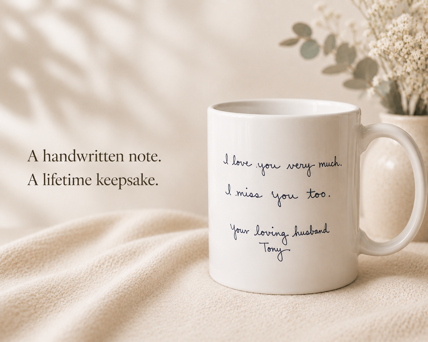 Custom Handwritten Mug