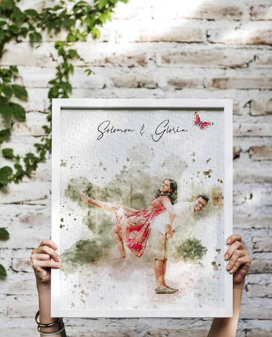 Personalized Watercolor Portrait