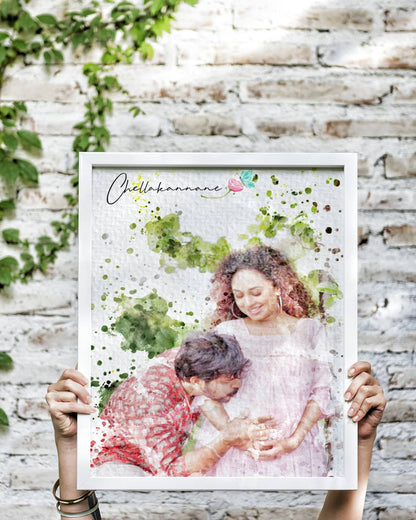 Personalized Watercolor Portrait