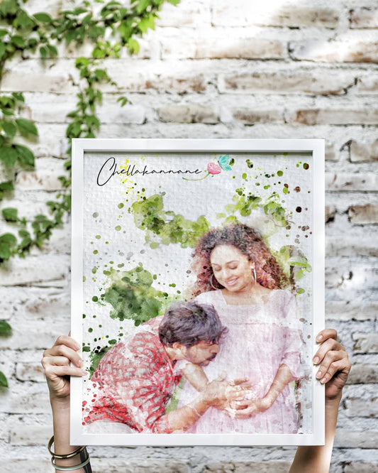 Personalized Watercolor Portrait