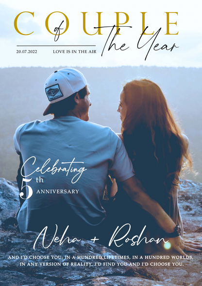 Couple of The Year – Magazine Cover Print