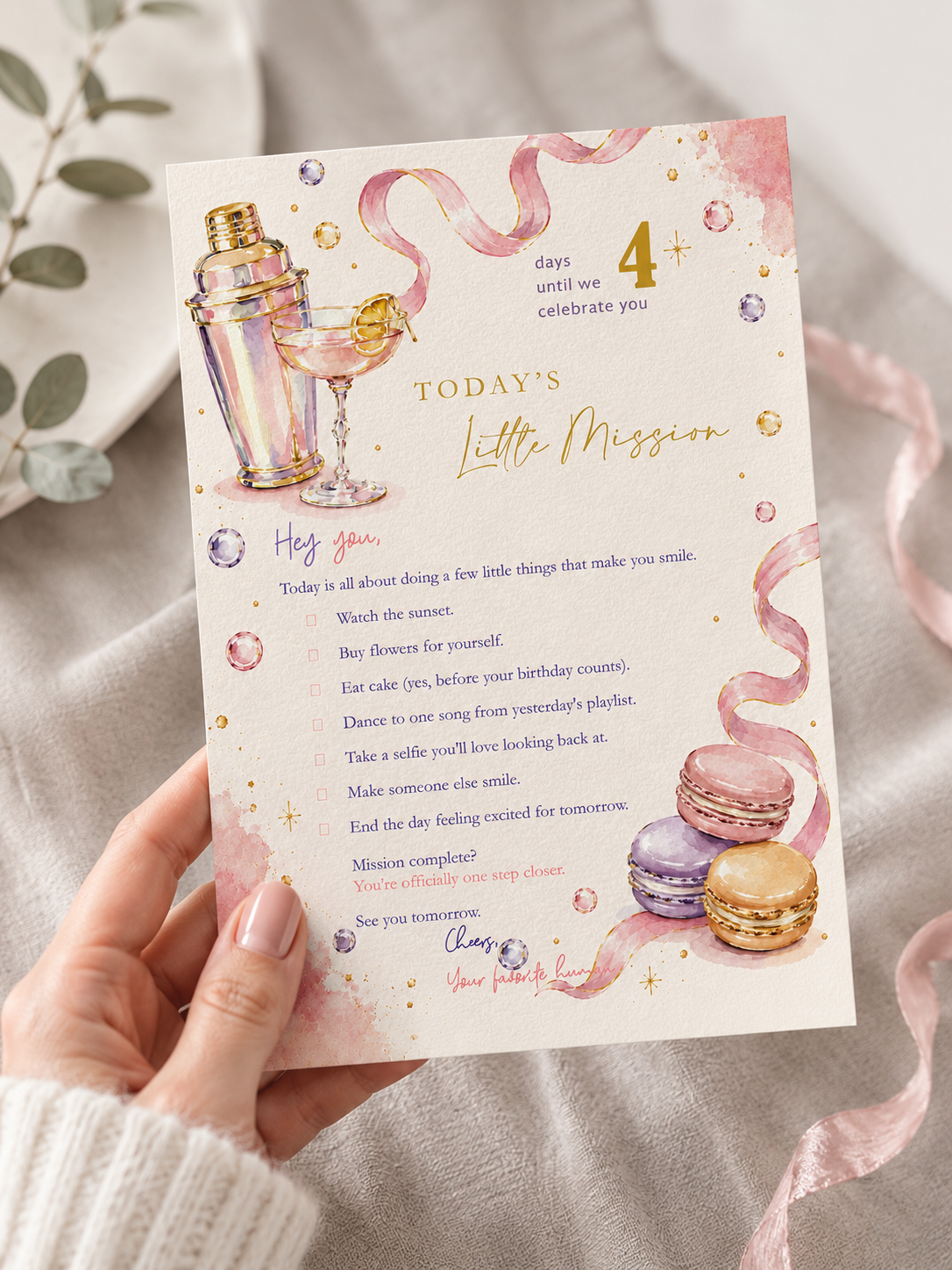 Birthday Countdown Experience | 7 Days Until We Celebrate You