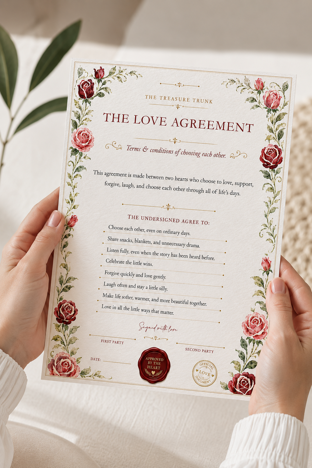 The Love Agreement