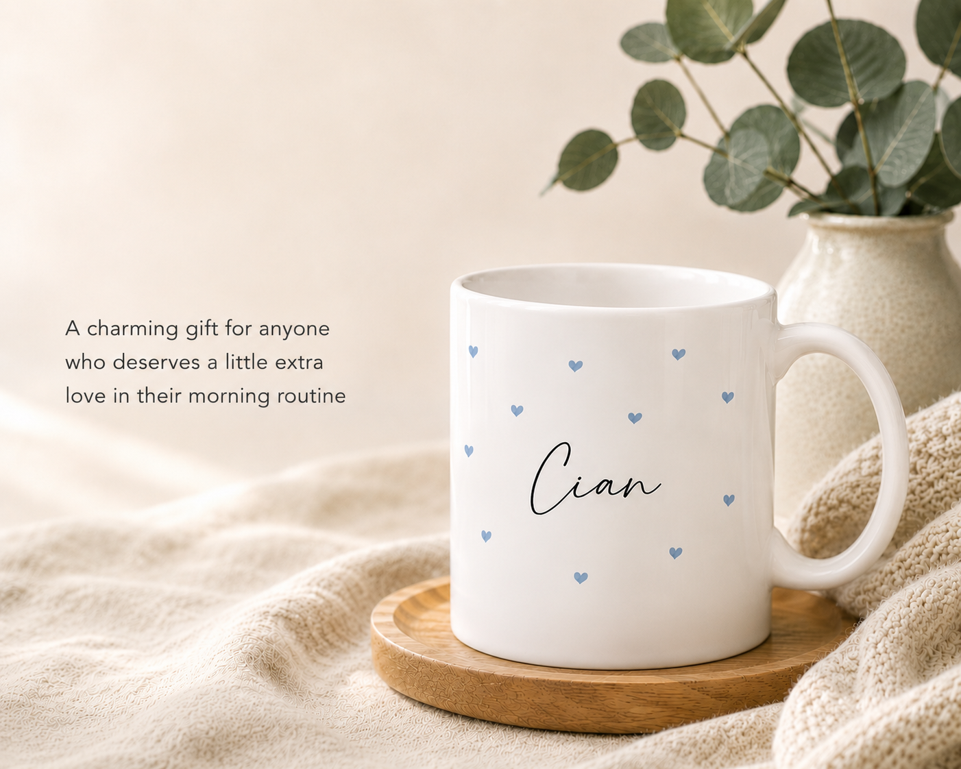 Confetti Hearts Name Mug