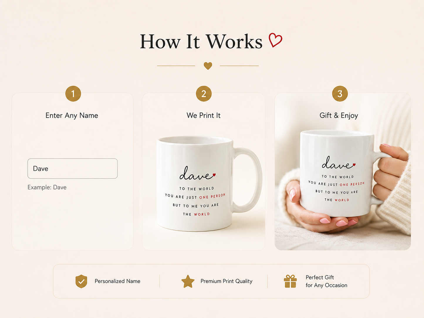You're My World Mug