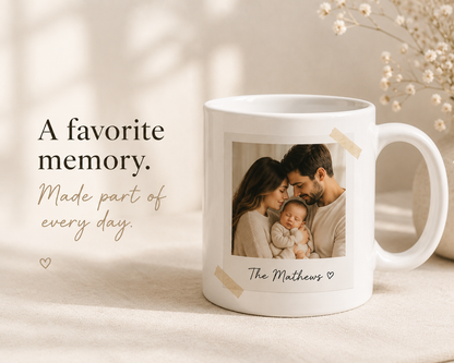 Custom Polaroid Photo Mug