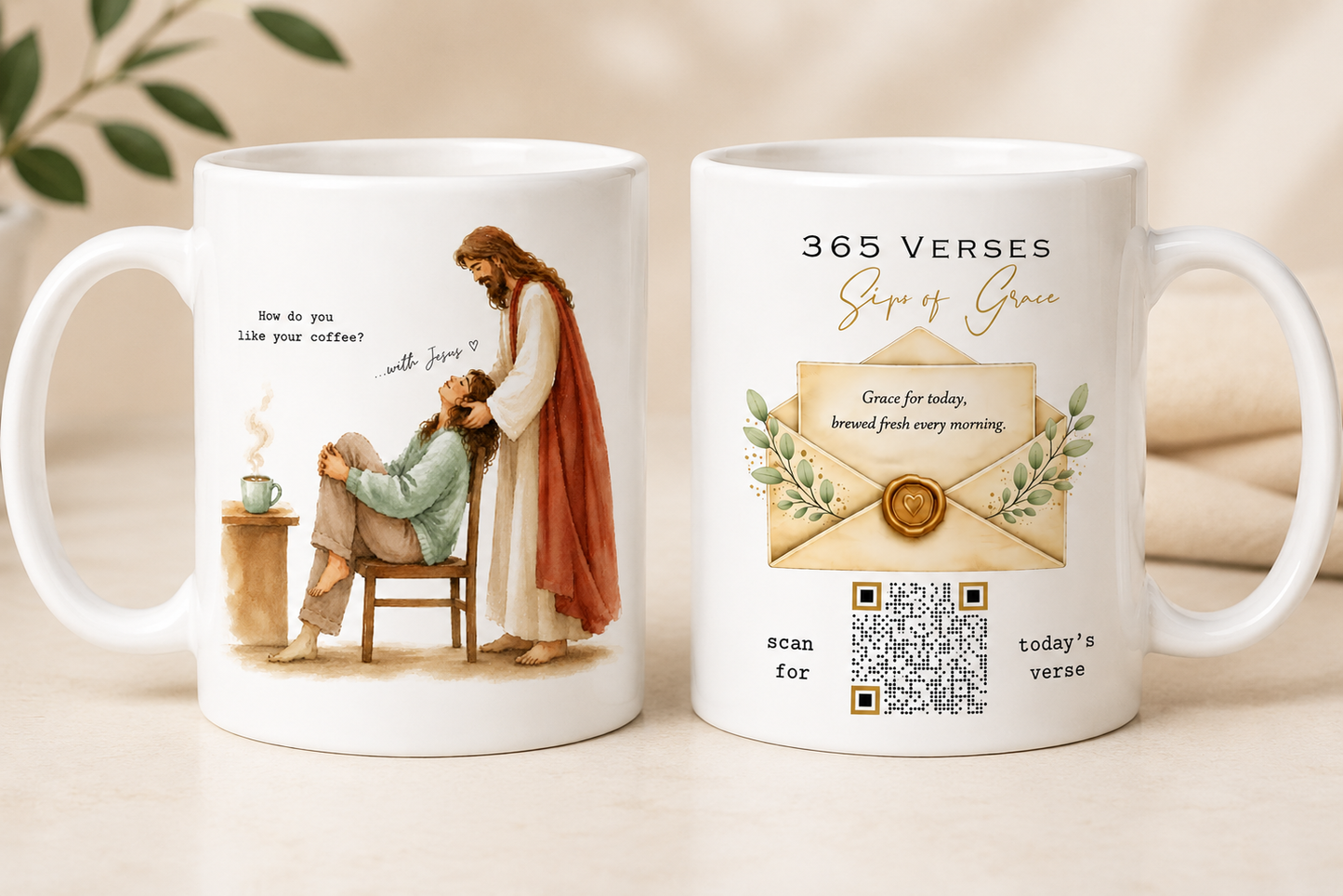 Sips of Grace – 365 Daily Verse QR Mug