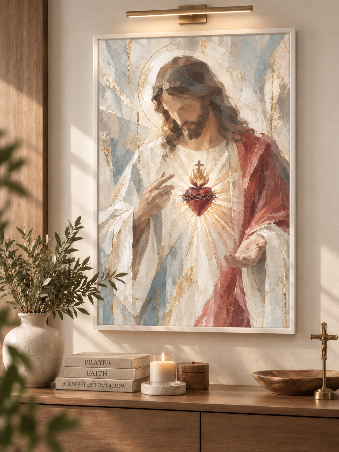 Sacred Heart of Jesus – Digital Art Print