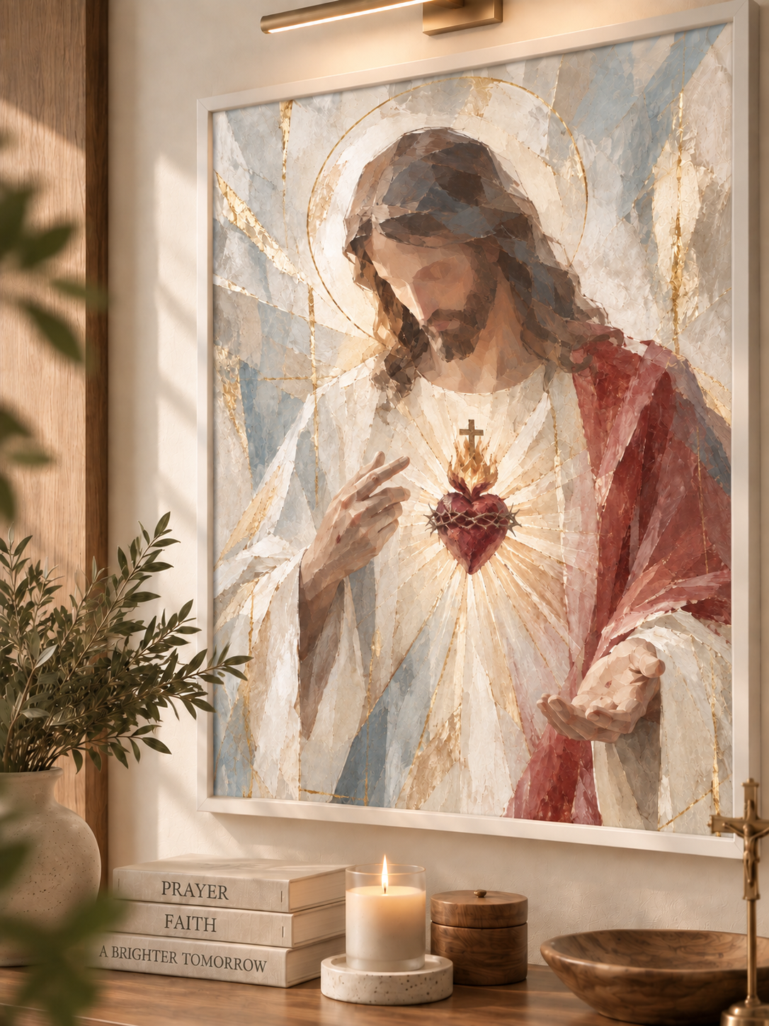 Sacred Heart of Jesus – Digital Art Print