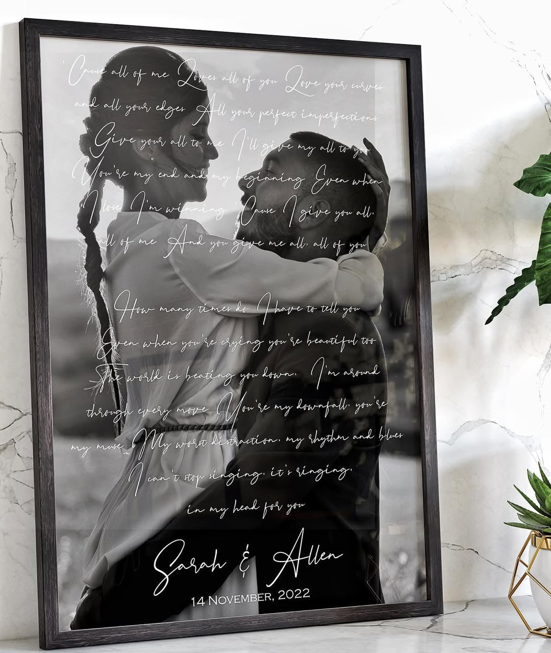 Personalized Text Print