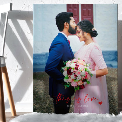 Personalized Printed Canvas with Fairy Dust
