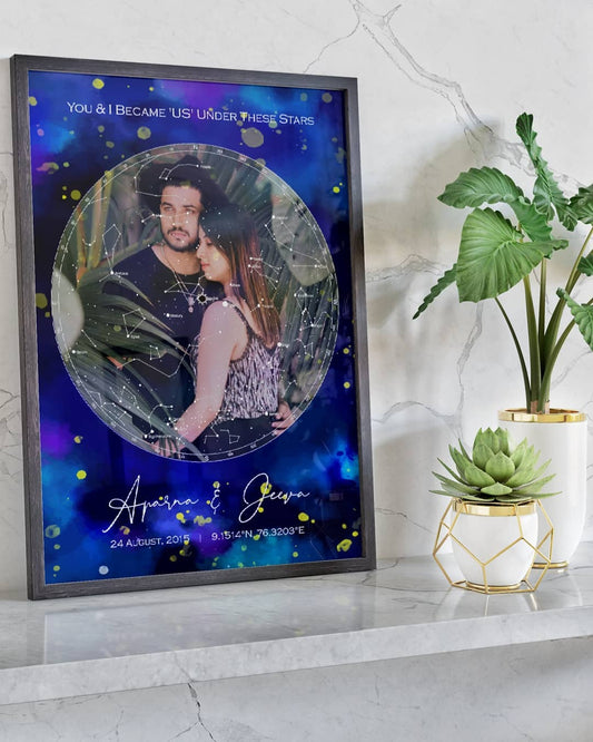 Custom Star Map Keepsake