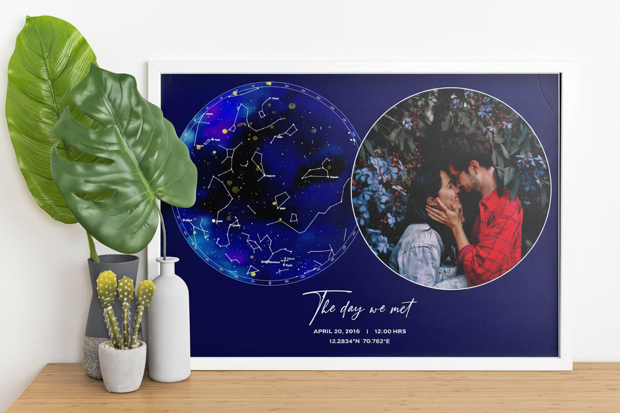 Custom Star Map Keepsake