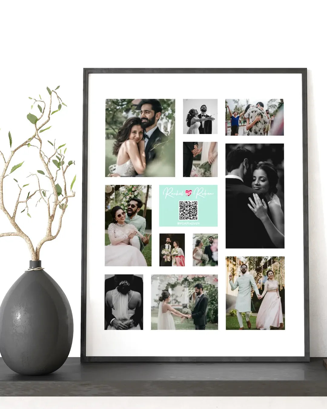 Collage Soundwave Frame: Audio / Video Keepsake