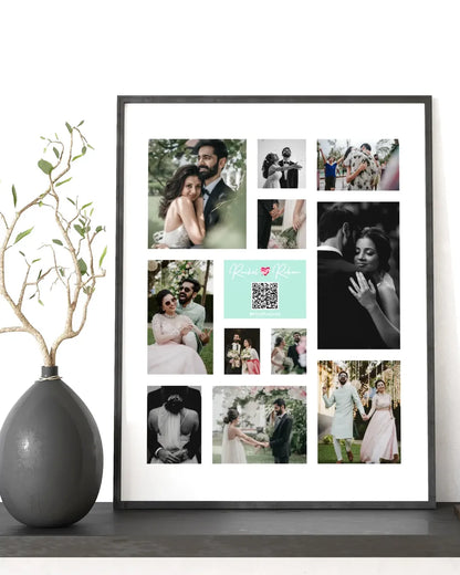 Collage Soundwave Frame: Audio / Video Keepsake