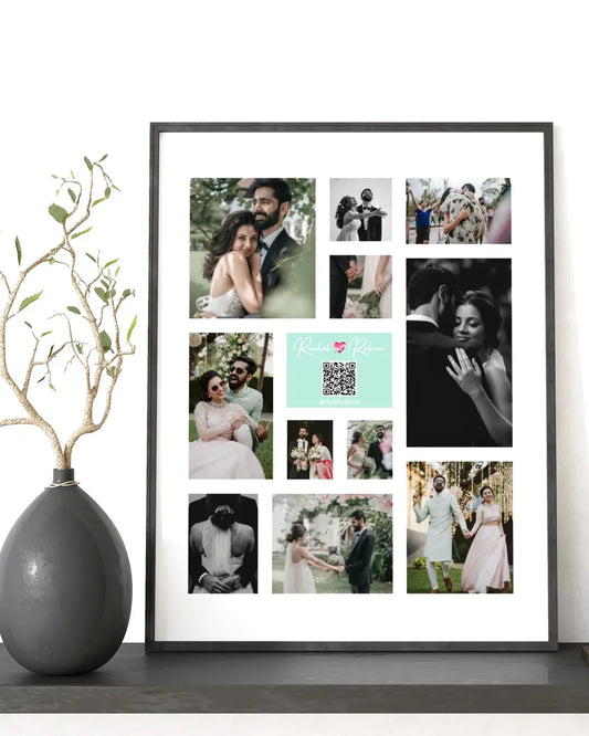 Collage Soundwave Frame: Audio / Video Keepsake