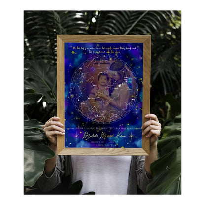 Custom Star Map Keepsake