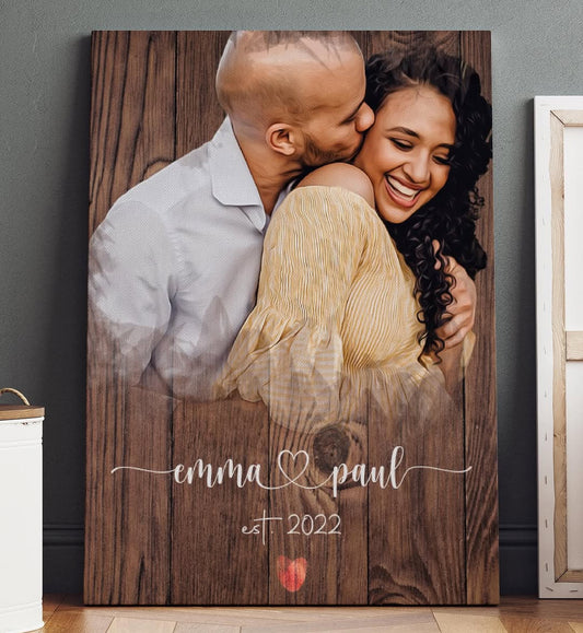 Rustic Wooden Style Canvas