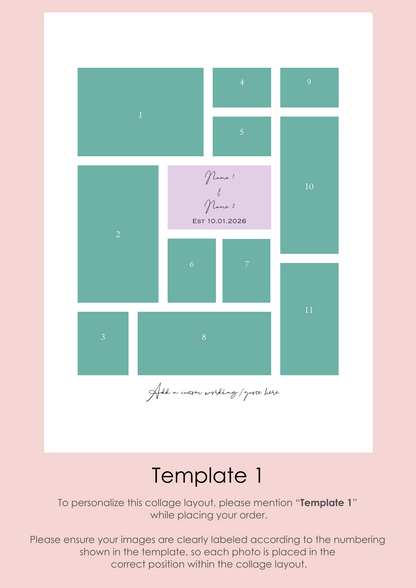 Collage Soundwave Frame: Audio / Video Keepsake
